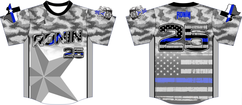 Ronin Bat Co. Custom Hexaflex Baseball Jersey #4C