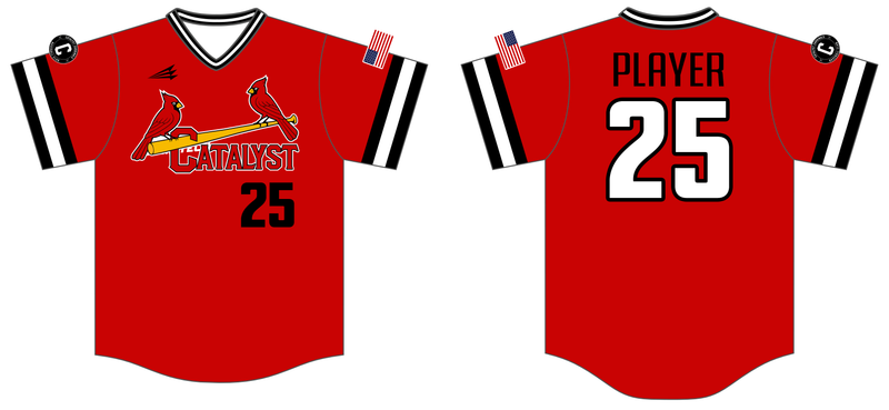Catalyst Cardinals Custom NanoDri Baseball Jersey #J6