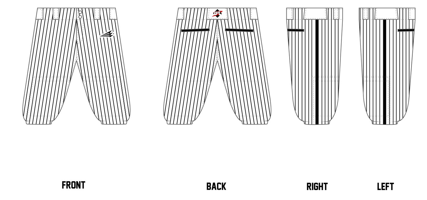 Diamond Athletics Custom Knicker Cut Baseball Pant #BP1C