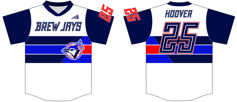 Brew Jays (Mott) Custom NanoDri Baseball Jersey #4C