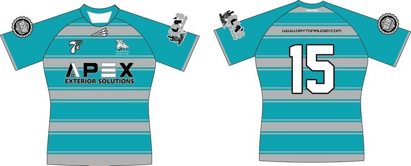 Dayton Area Rugby Club Custom Pro-Premier Jersey #1d