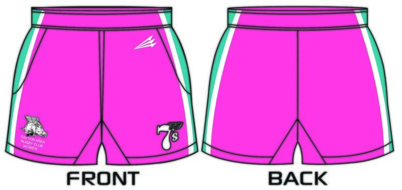 Dayton Area Rugby Club Custom Rugby Shorts #2d