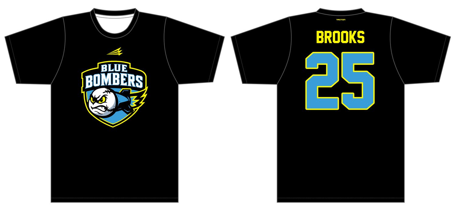Blue Bombers Custom HyperMAX Tee #HM2
