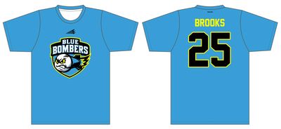 Blue Bombers Custom HyperMAX Tee #HM6