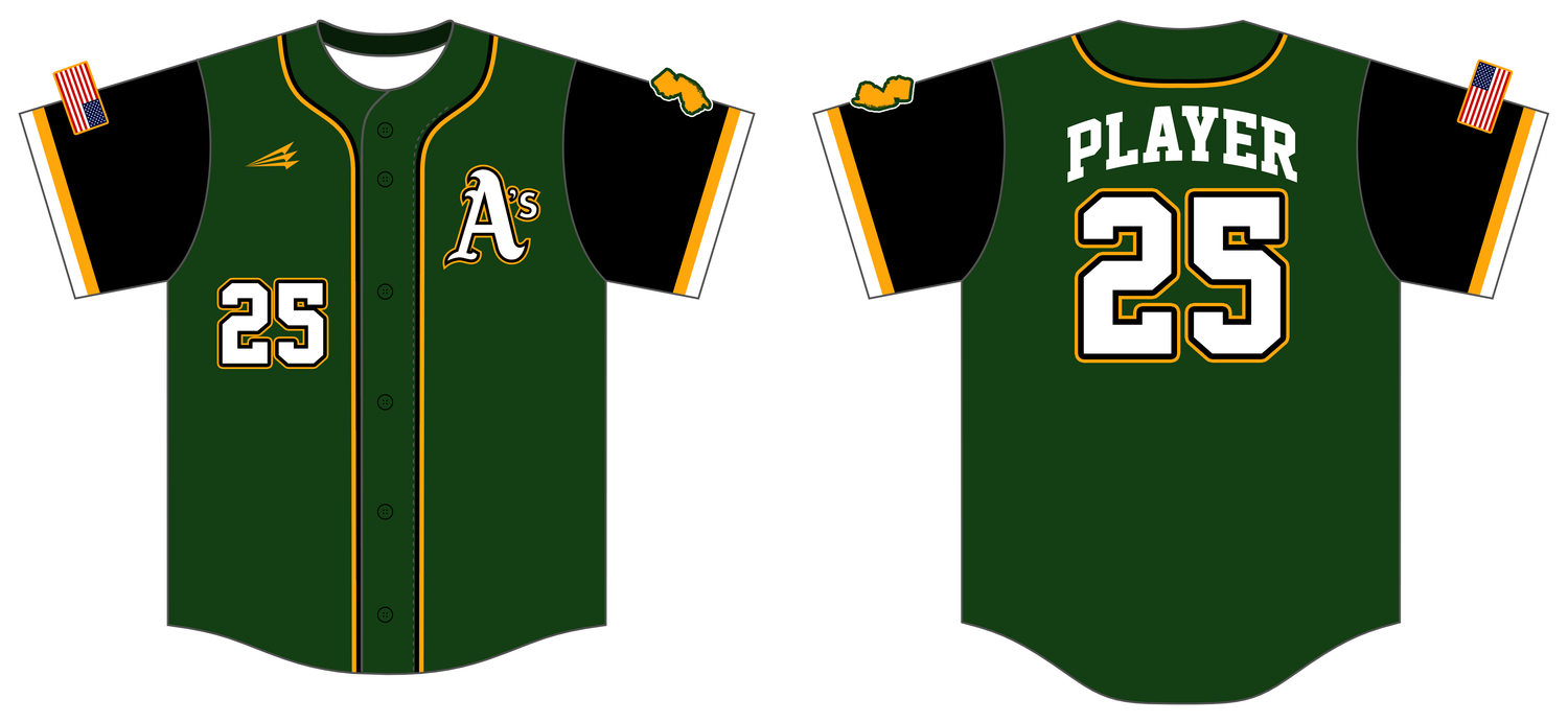 Hamilton A&#39;s Custom Nanodri Baseball Jersey #J39B