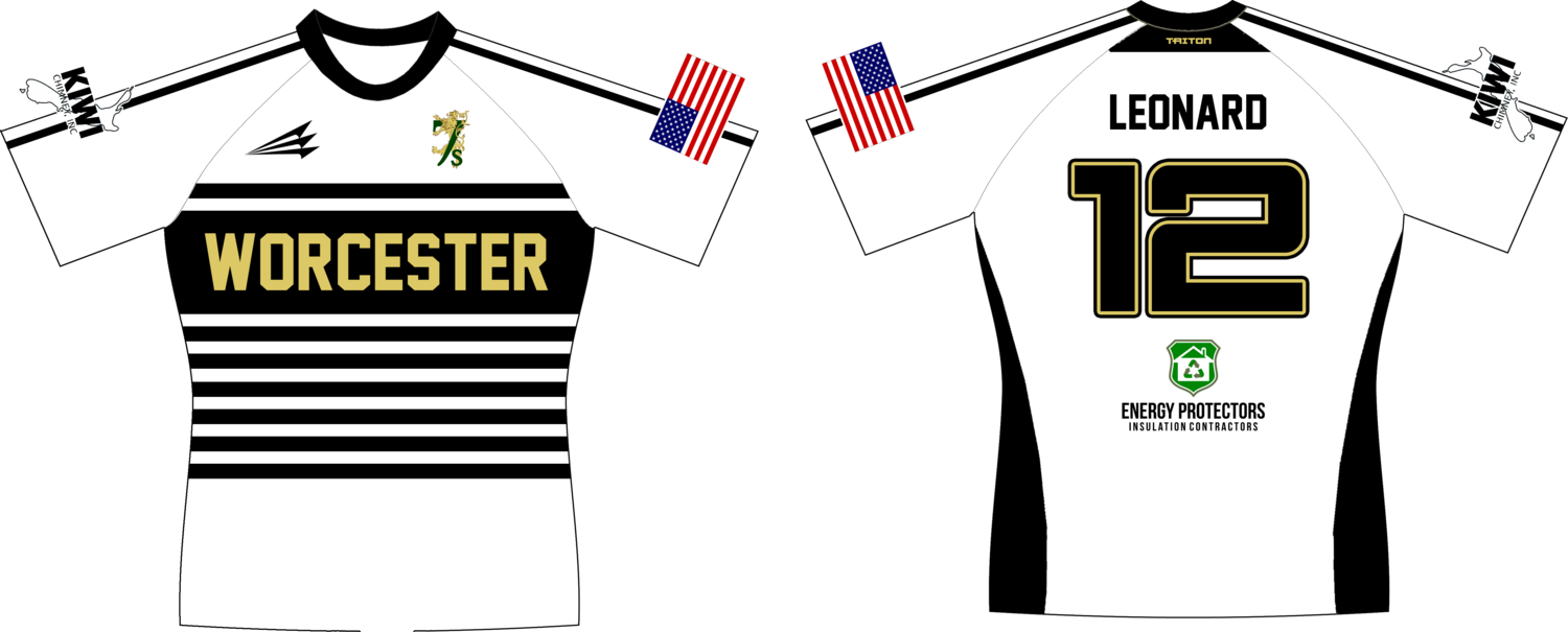 Worcester RFC 7s Cutom Pro-Premier Rugby Jersey #4