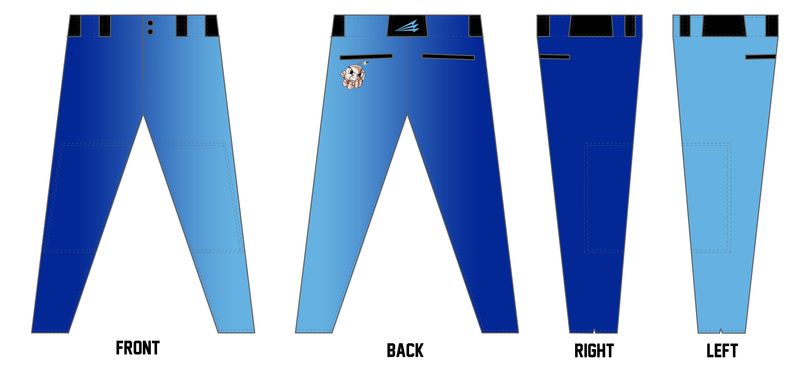 FC BombSquad Custom Athletic Baseball Pant #BP3D