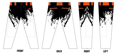 DC Tomahawks Custom Athletic Cut Baseball Pants #BP12B