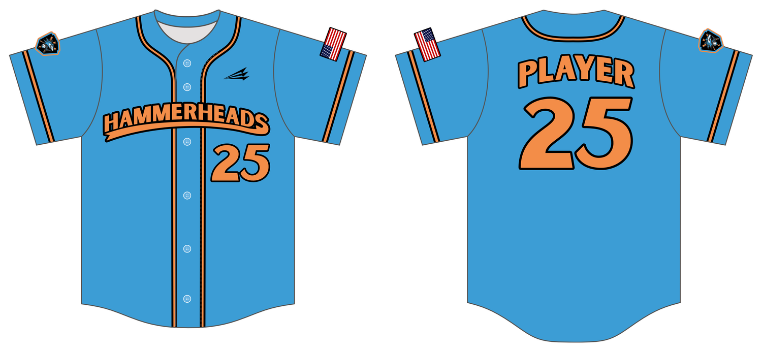 KC Hammerheads Custom Nanodri Baseball Jersey #J1C