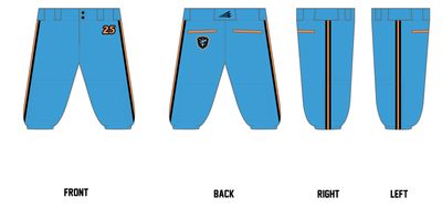 KC Hammerheads Custom Knicker Baseball Pants #BP1D