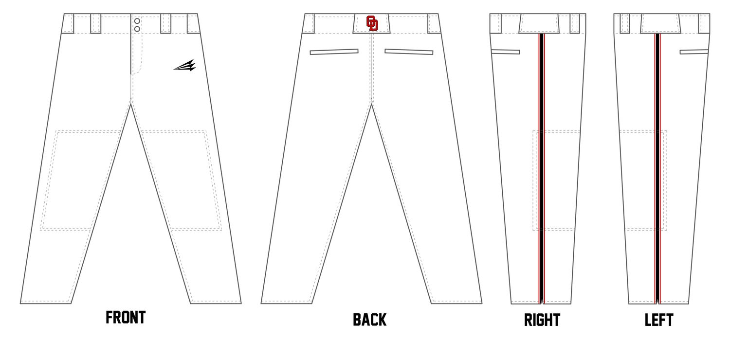 O Dawgs Custom Athletic Baseball Pant #BP26