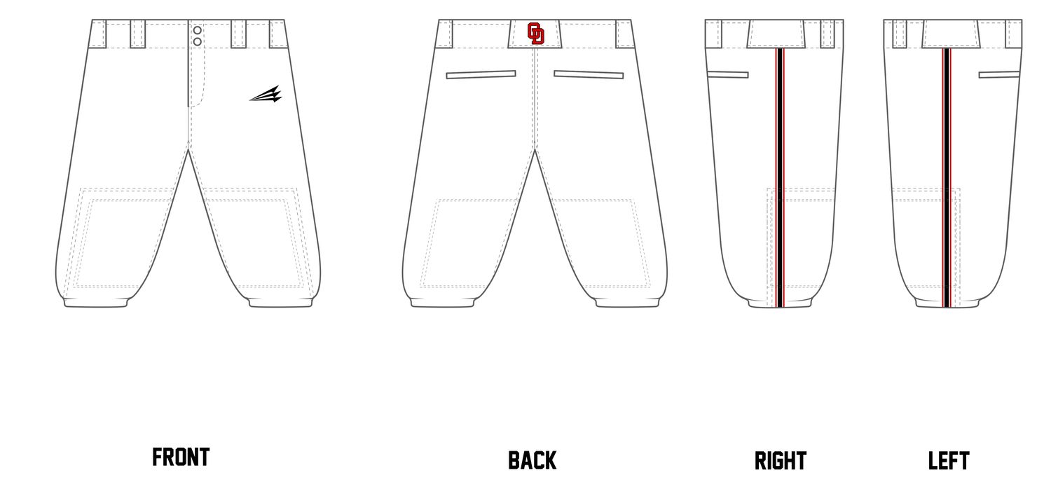 O Dawgs Custom Knicker Baseball Pant #BP26B