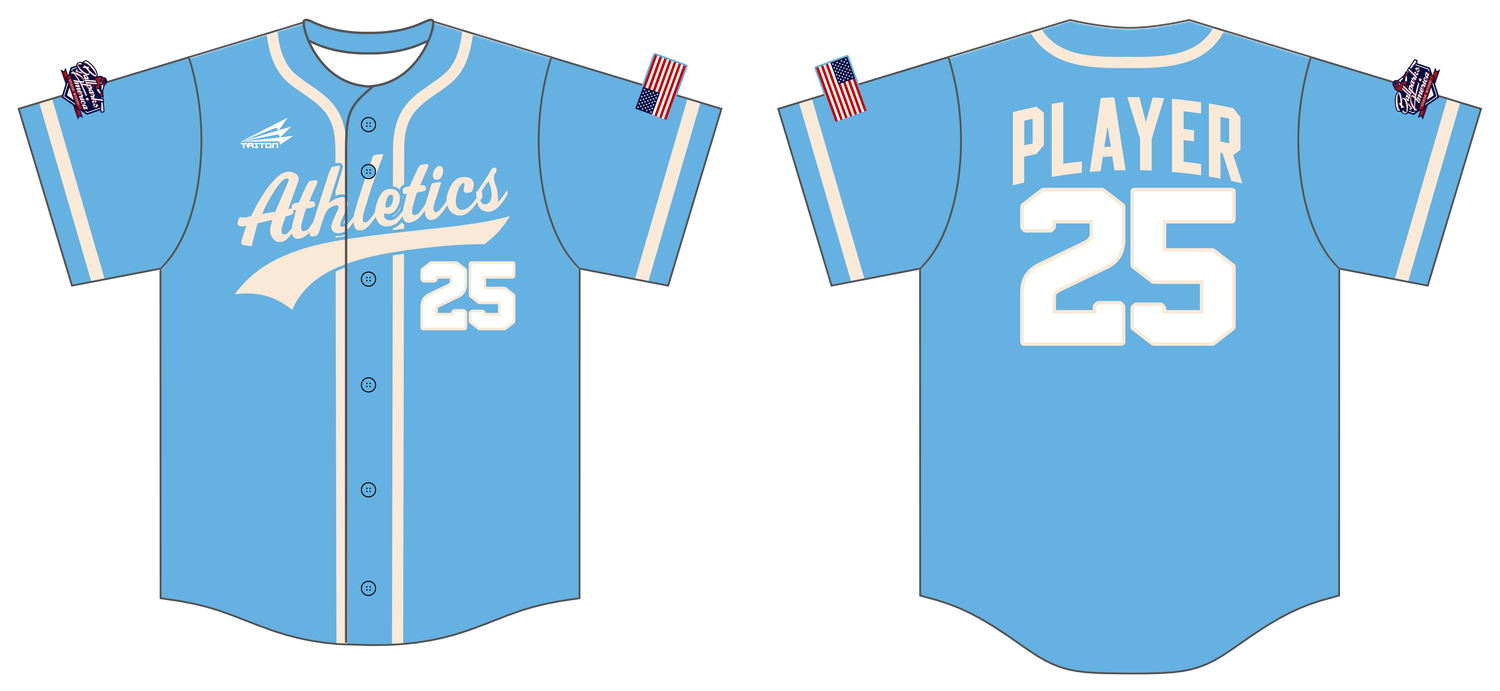 South Oakland A's Custom HexaFlex Baseball Jersey #J1E