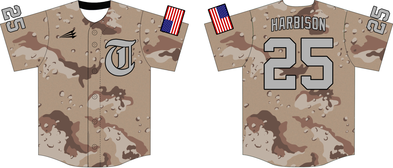 Titans (Harbison) Custom Nanodri Baseball Jersey #2B