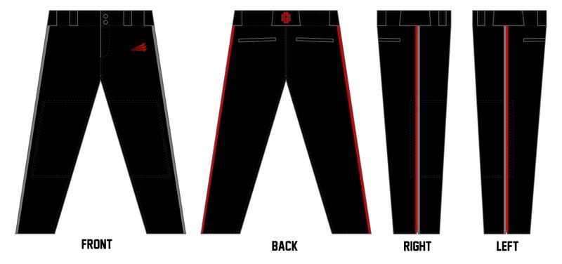 GameChangers Custom Athletic Cut Baseball Pants #BP2A