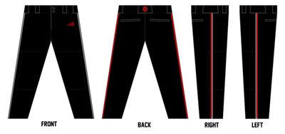 GameChangers Custom Athletic Cut Baseball Pants #BP2A