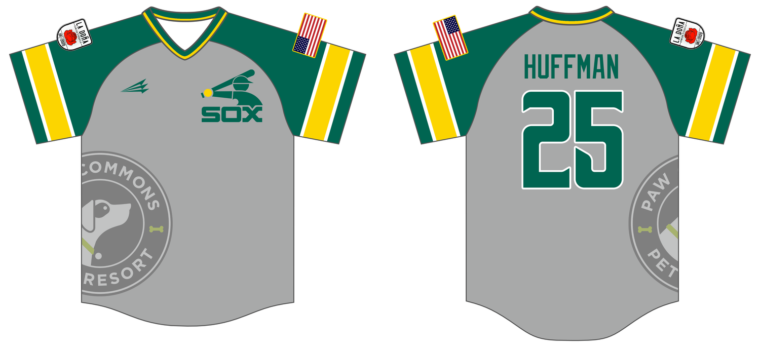 Grey Sox Custom NanoDri Baseball Jersey #J6g