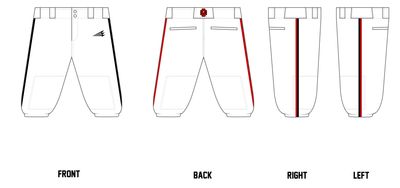 GameChangers Custom Knicker Baseball Pants #BP3B