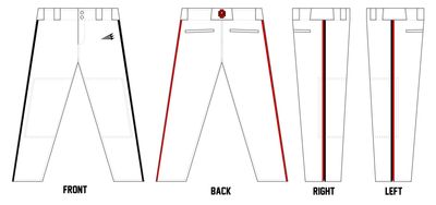GameChangers Custom Pro-Fit Baseball Pants #BP3C
