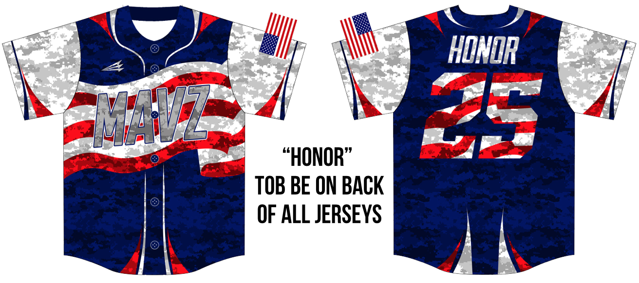 Upstate Mavericks Custom HexaFlex Baseball Jersey #2
