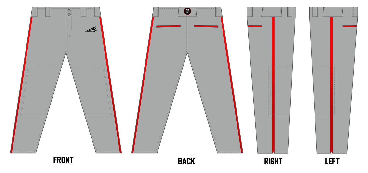 SoCal Ballers Custom Athletic Cut Baseball Pants #BP20A