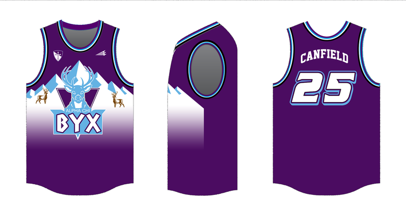 Beta Upsilon Chi (BYX) Custom HexaFlex Basketball Jersey #J2