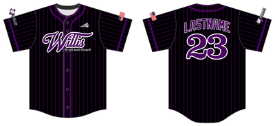 Willis Band and Guard Custom Nanodri Baseball Jersey #J1B