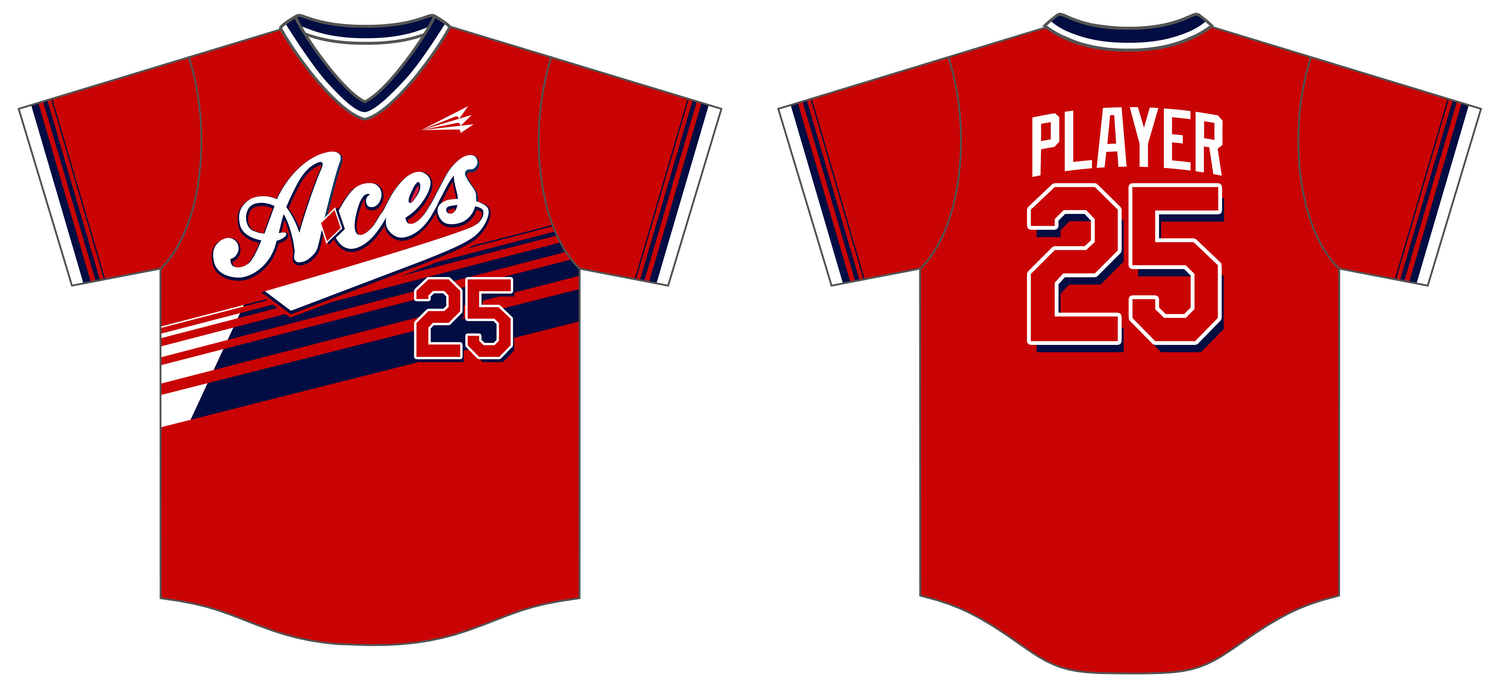 Loudoun Aces Fooch Custom HexaFlex Baseball Jersey #J10C