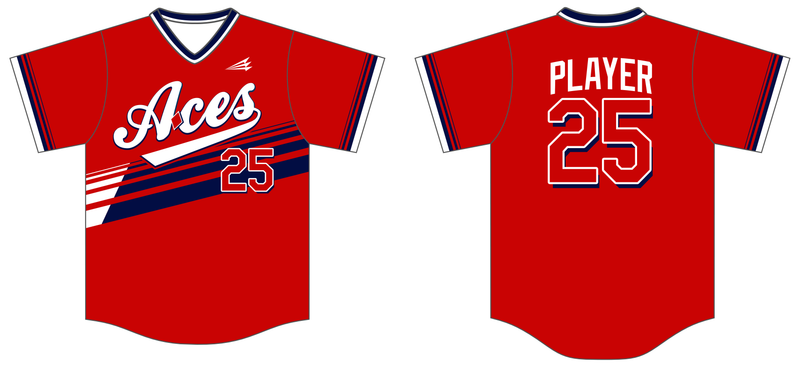 Loudoun Aces Fooch Custom HexaFlex Baseball Jersey #J10C