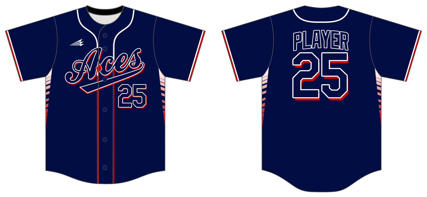 Loudoun Aces Fooch Custom HexaFlex Baseball Jersey #J9