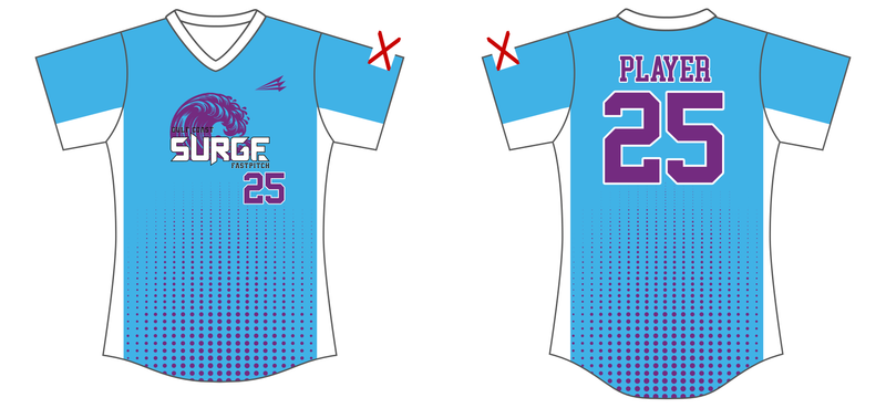 Gulf Coast Surge Custom NanoDri Softball Jersey #J3B