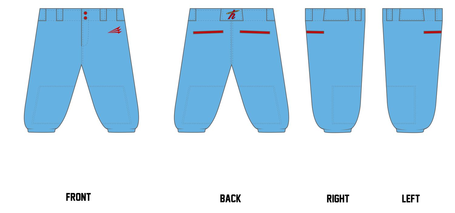Halos Baseball Club Custom Knicker Baseball Pant #BP3C