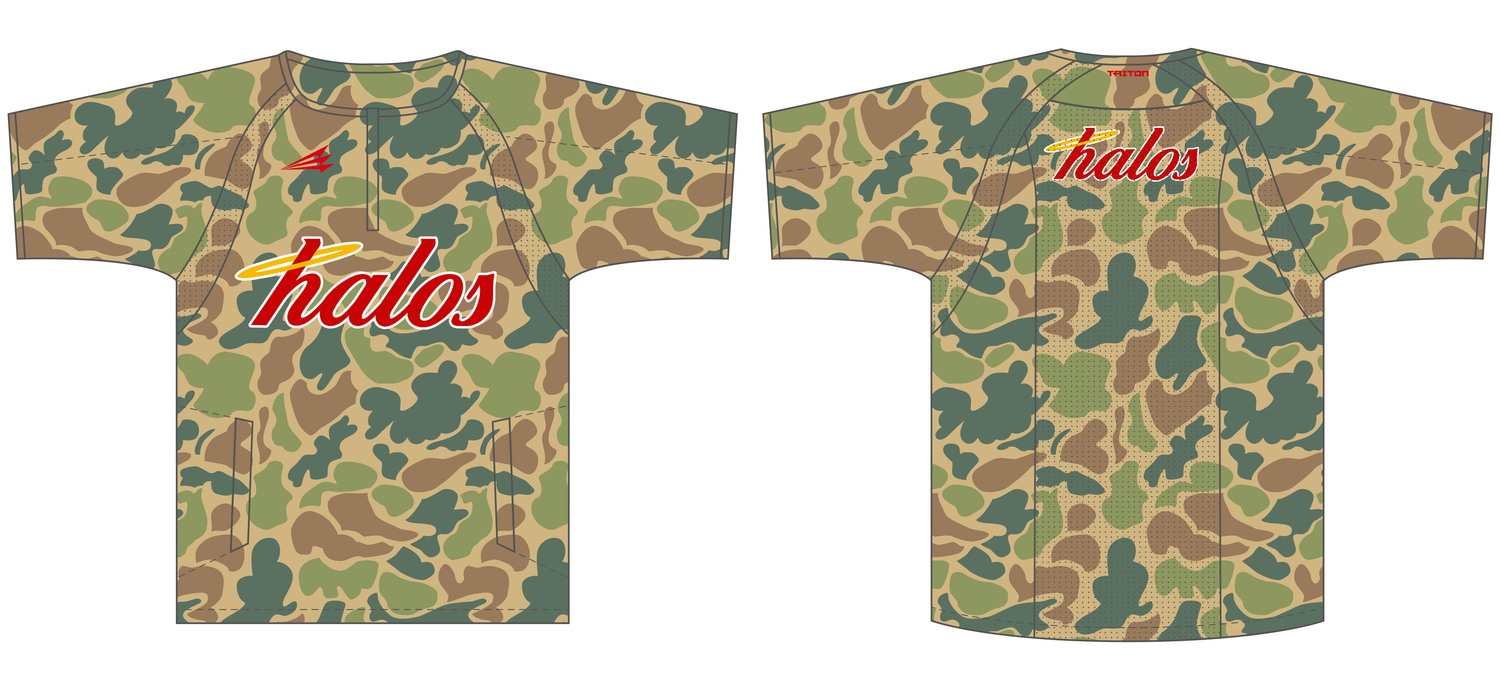 Halos Baseball Club Custom Cage Jacket #CC1