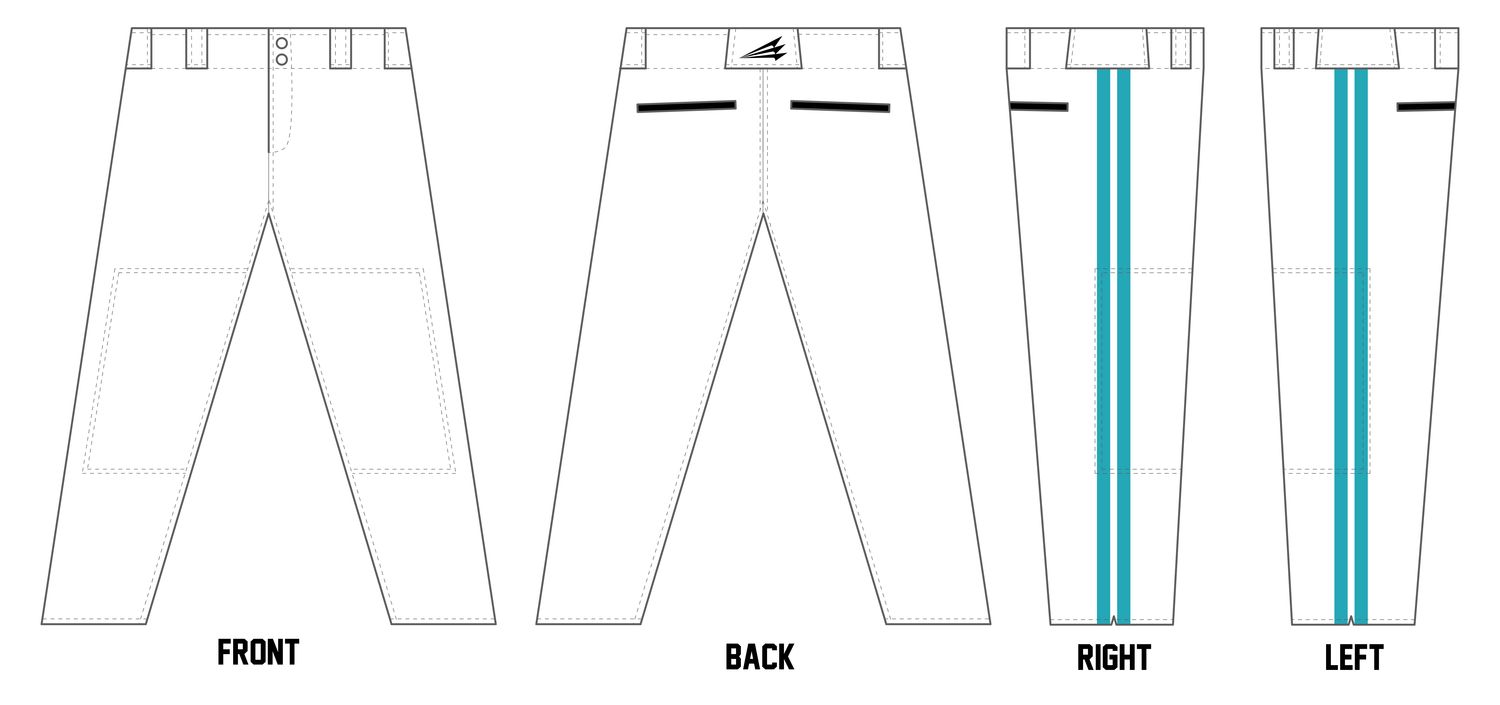 NC Diamond Dawgs Custom Athletic Cut Baseball Pant #BP2