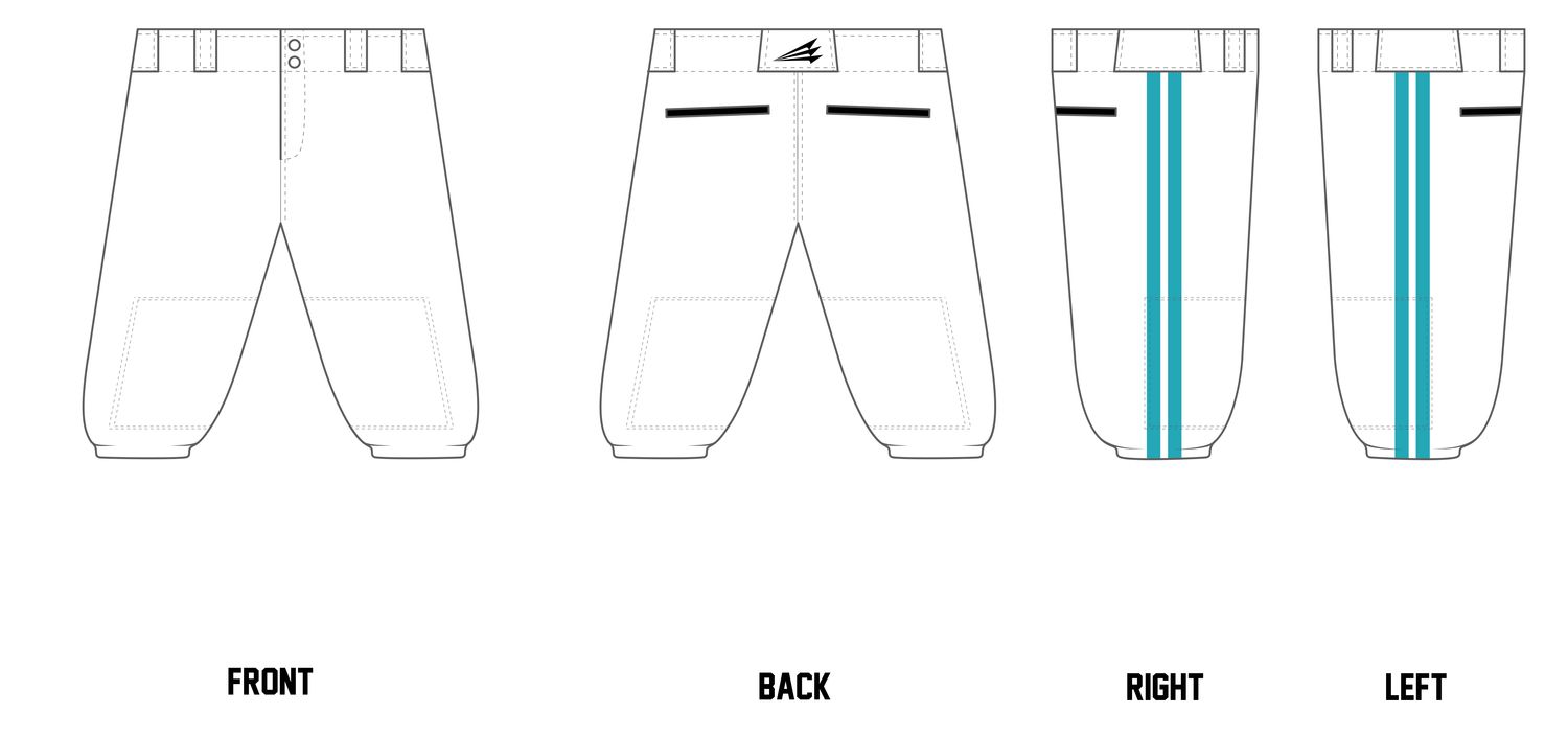 NC Diamond Dawgs Custom Knicker Baseball Pant #BP2B