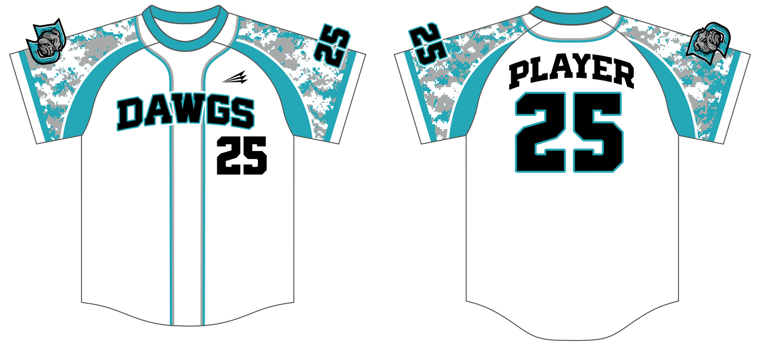 NC Diamond Dawgs Custom NanoDri Baseball Jersey #J2D