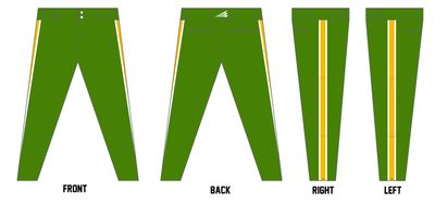 Richmond Rockies Custom Pro-Fit Baseball Pants #BP1C