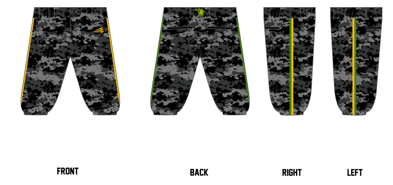 Richmond Rockies Custom Knicker Baseball Pants #BP6B