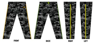 Richmond Rockies Custom Athletic Cut Baseball Pants #BP6C
