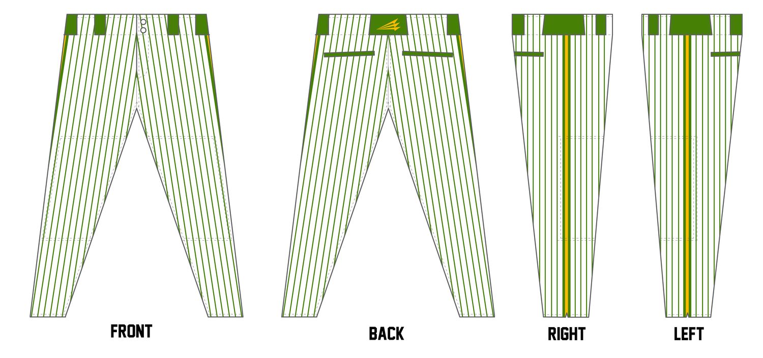 Richmond Rockies Custom Pro-Fit Baseball Pants #BP3C