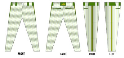 Richmond Rockies Custom Pro-Fit Baseball Pants #BP3C