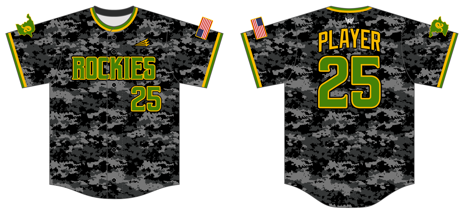 Richmond Rockies Custom Hexaflex Baseball Jersey #J6C