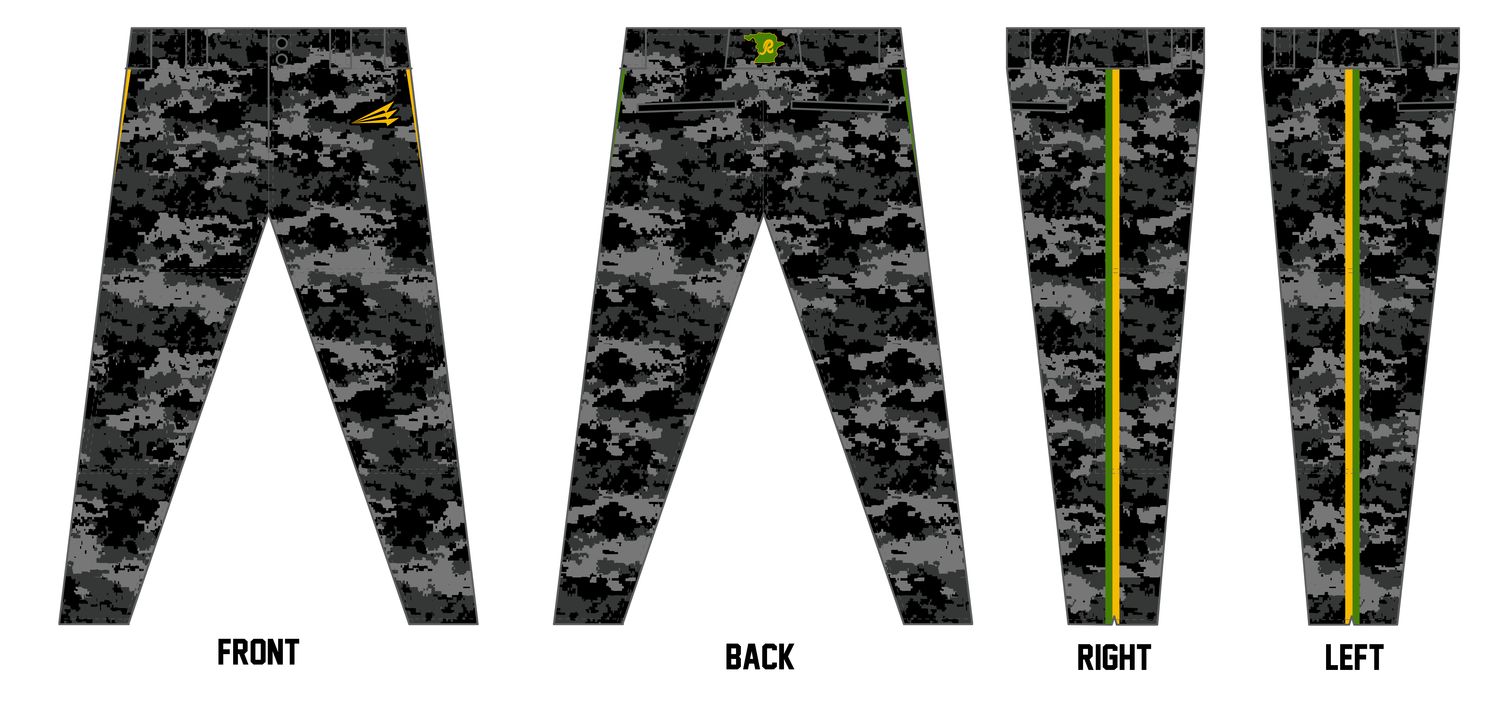 Richmond Rockies Custom Pro-Fit Baseball Pants #BP6D