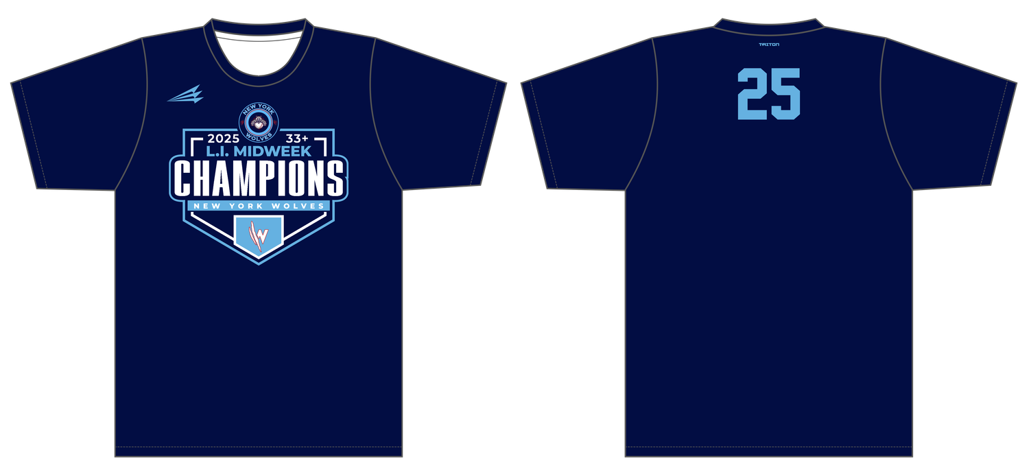 NY Wolves Custom HyperTee #HT6