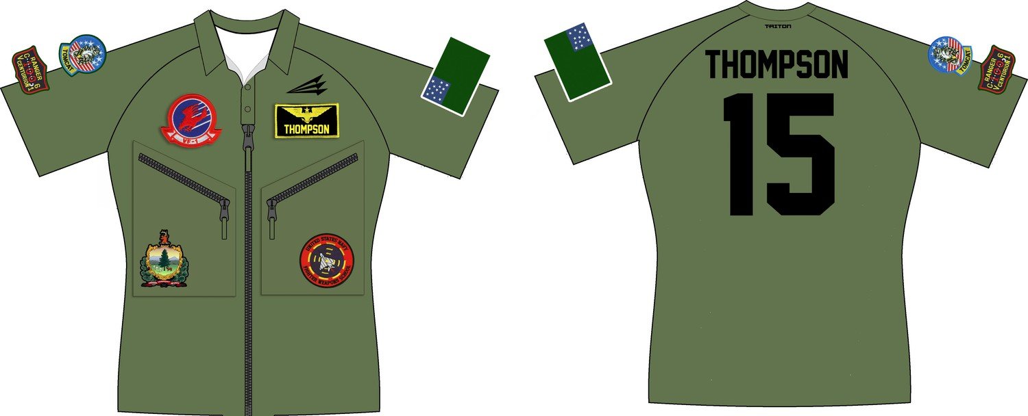 Green Mountain Boys Custom Pro-Premier Rugby Jersey #1