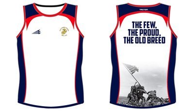 Marine Corps Old Breed Rugby Custom Singlet #3