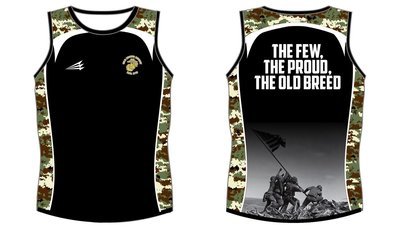 Marine Corps Old Breed Rugby Custom Singlet #8