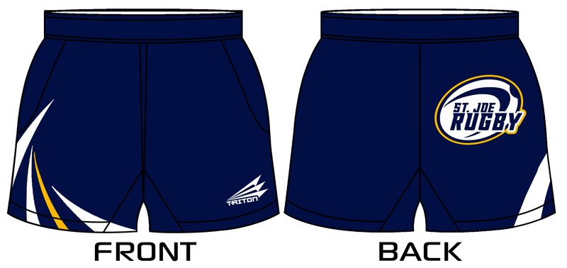 St. Joe Girls Rugby Custom DriFlex Rugby Shorts #RS9b