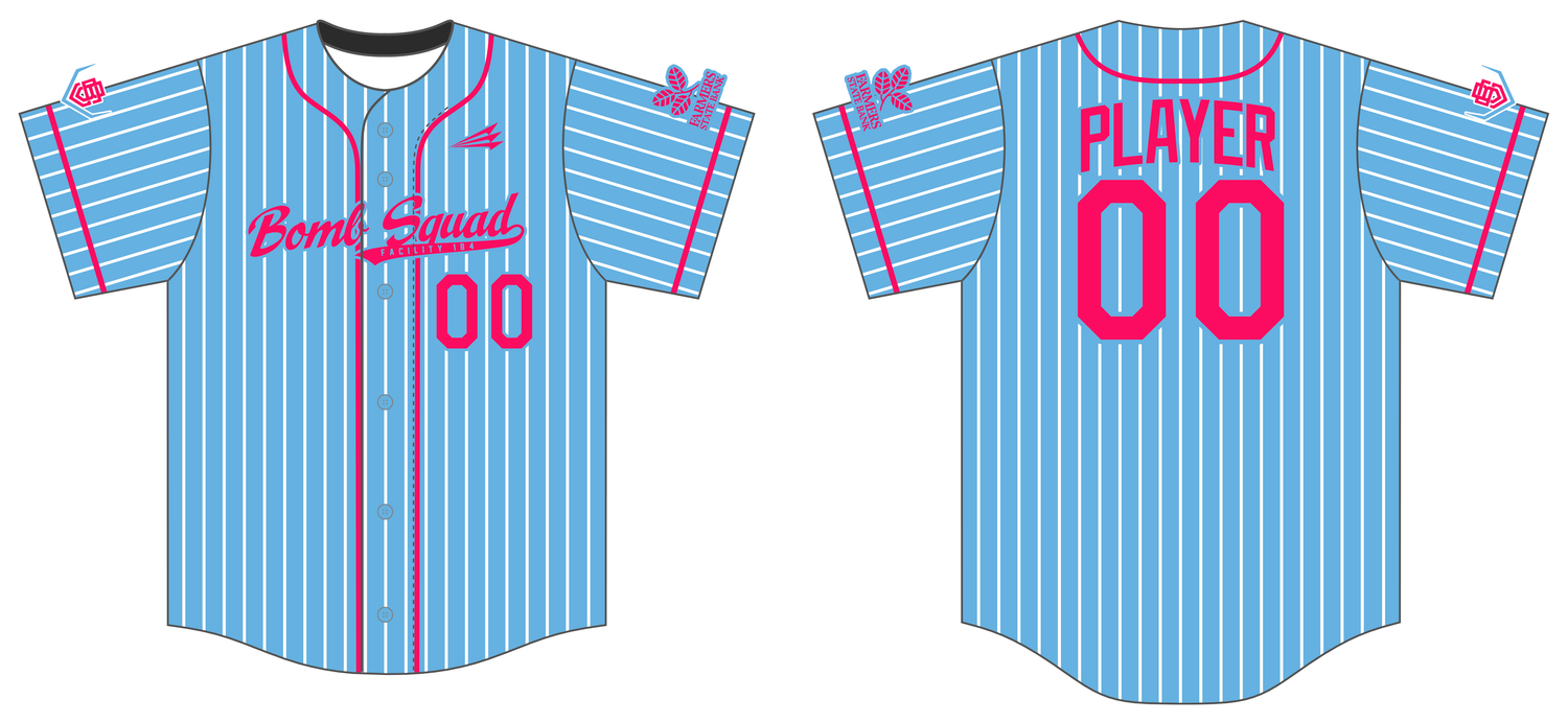 SI BOMB SQUAD Custom HexaFlex Baseball Jersey #J3K