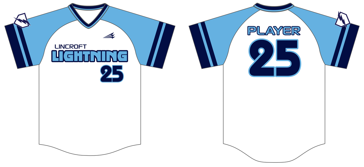 Lincroft Lightning Custom HexaFlex Baseball Jersey #J4